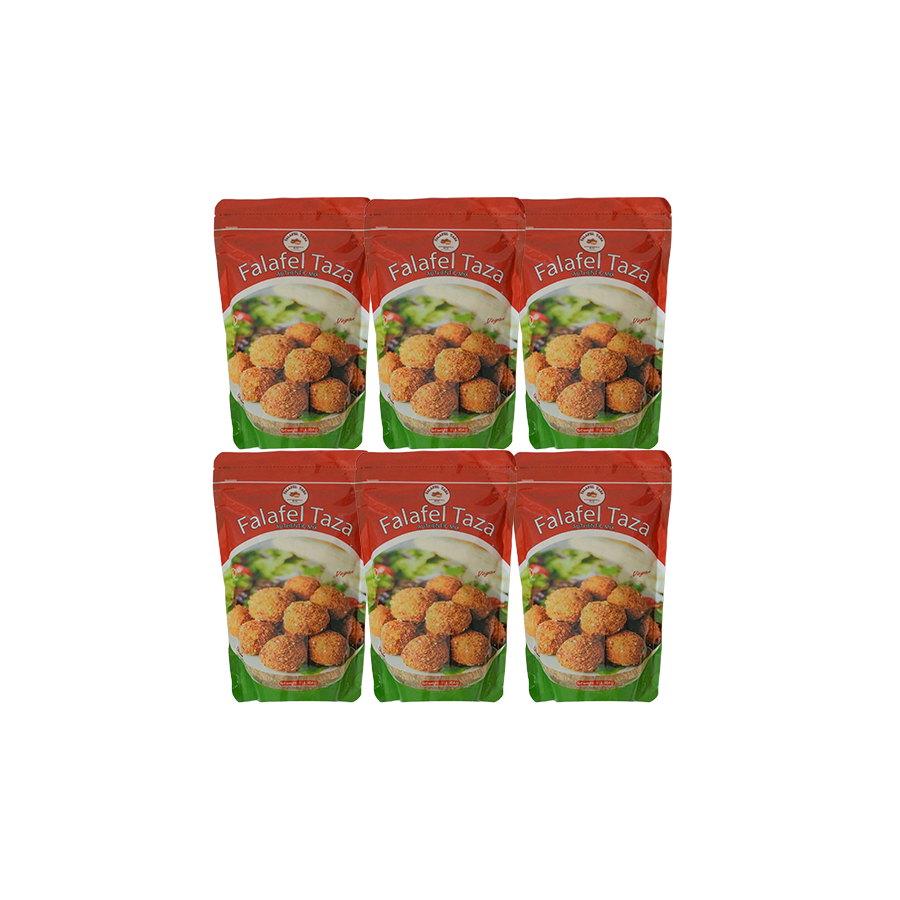 Falafel Taza Mix 6 pack 6 lbs  – Authentic Middle Eastern Falafel Mix, Vegan, Gluten-Free, Easy Homemade Falafel