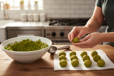 how to cook falafel 